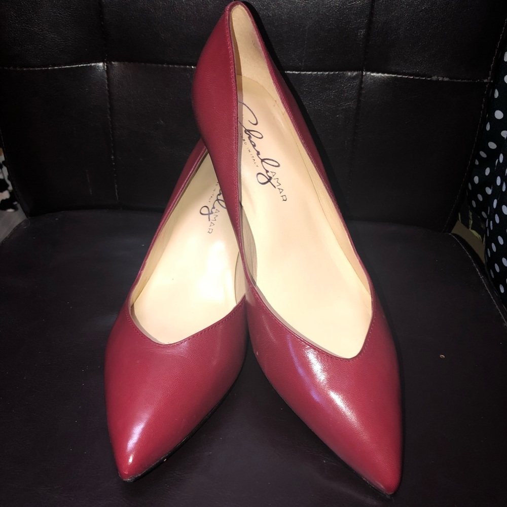 Charly Amar Leather Heels